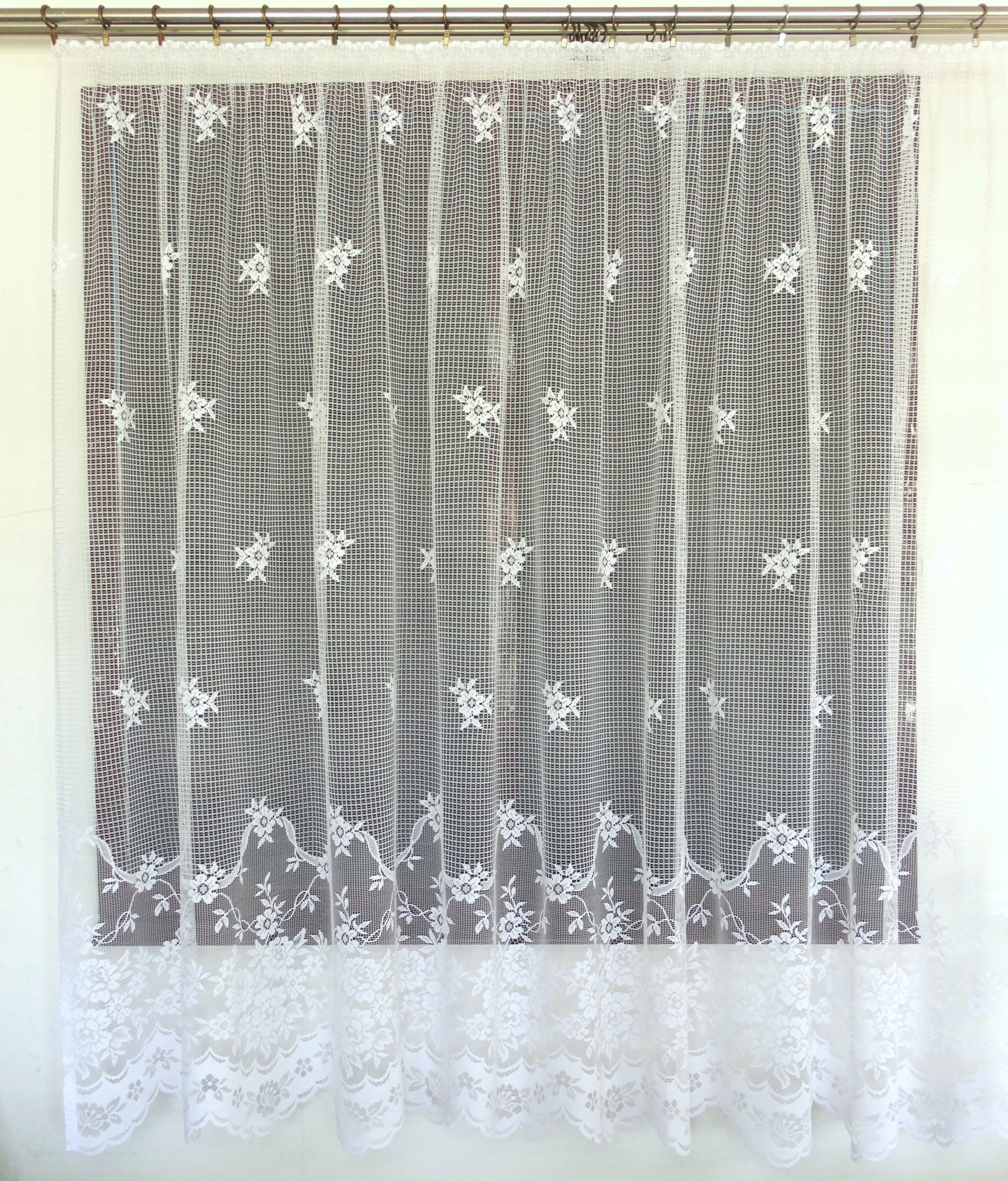 Mg Záclona 663/101 Bílá 300X180 s páskou Polský