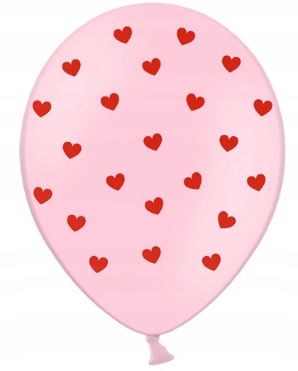 

Romantyczny balon w serduszka Dekor na Walentynki