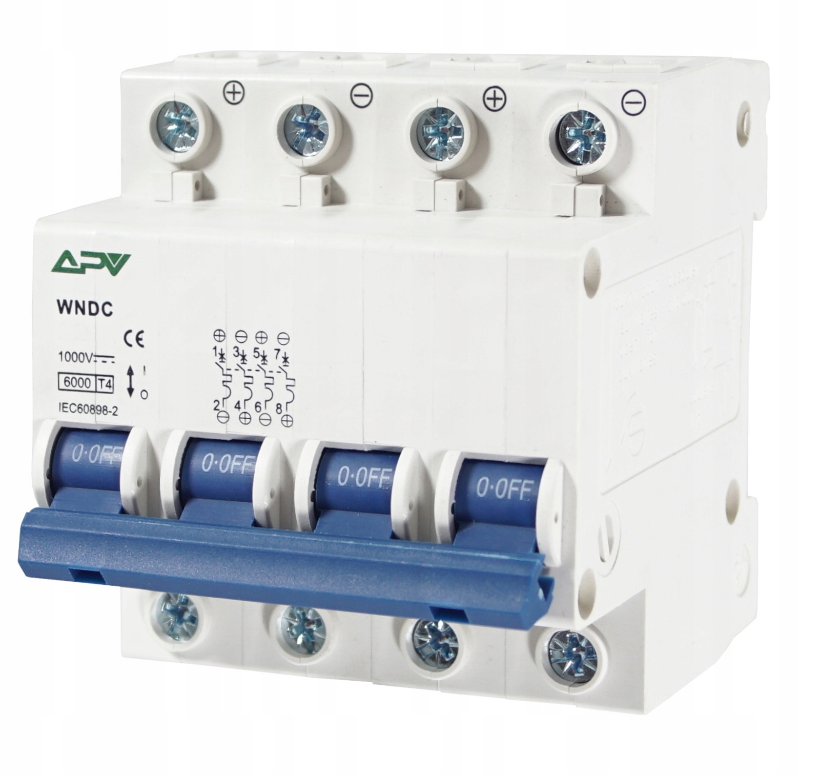 

Wyłącznik Nadprądowy Fotowoltaiczny C20A 4P DC