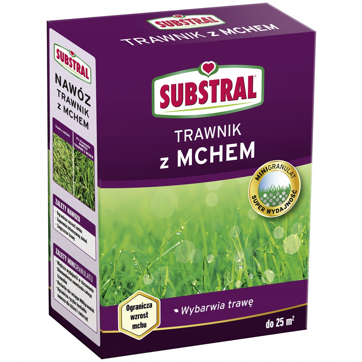 

Nawóz trawnik z mchem Substral granulat 1kg