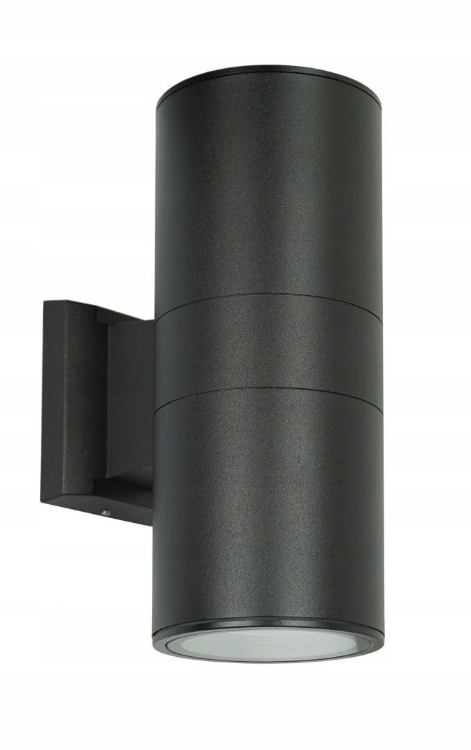 Venkovní zahradní nástěnné svítidlo černé, obousměrné, pro fasádu