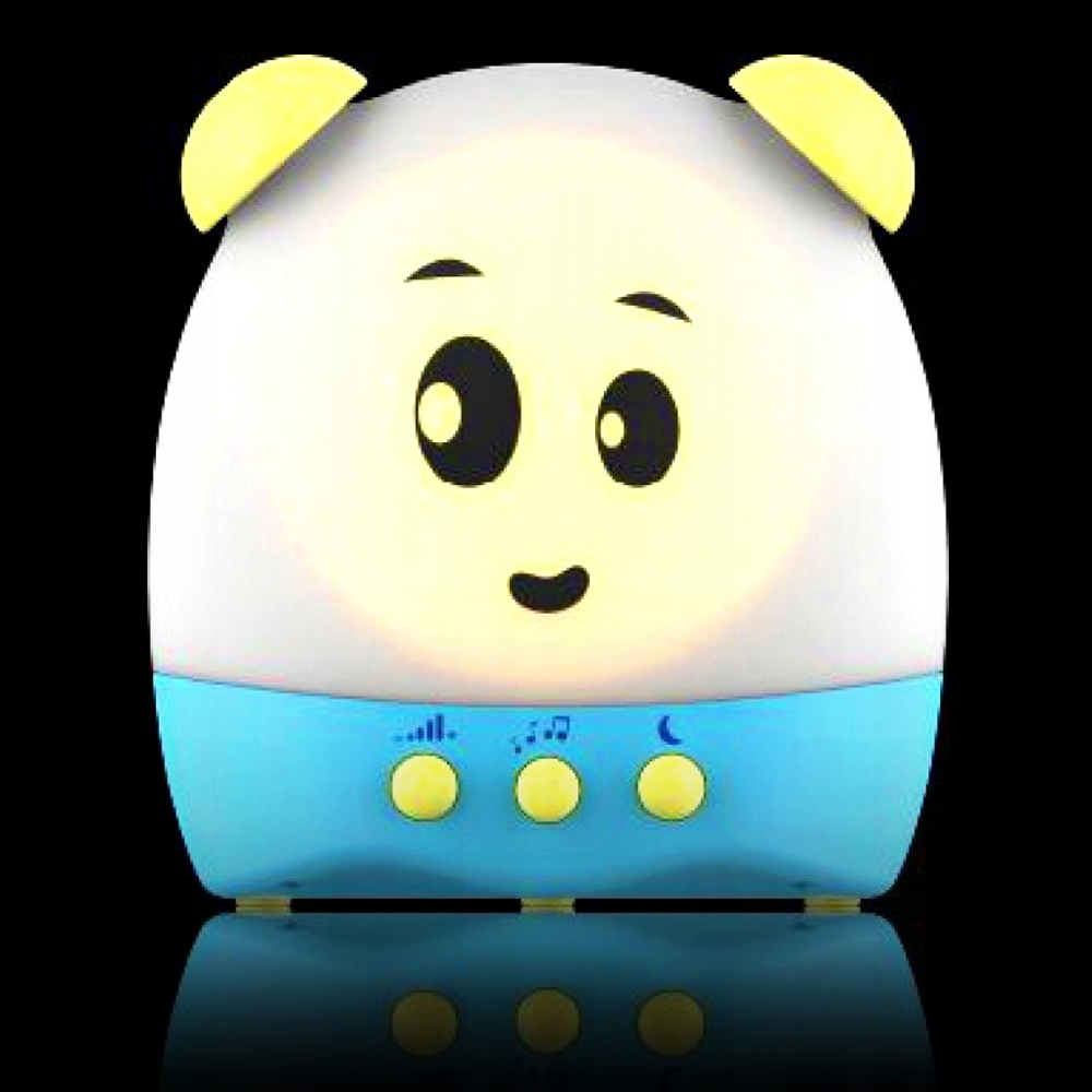 DUSZEK 3W1 - LAMPKA NOCNA, POZYTYWKA, BUDZIK Marka inna marka