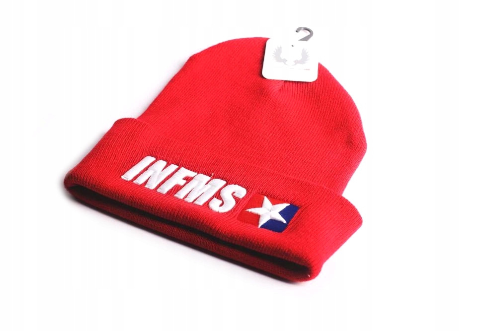 Зимняя шапка-бини INFMS INFAMOUS TEAM + Клепы