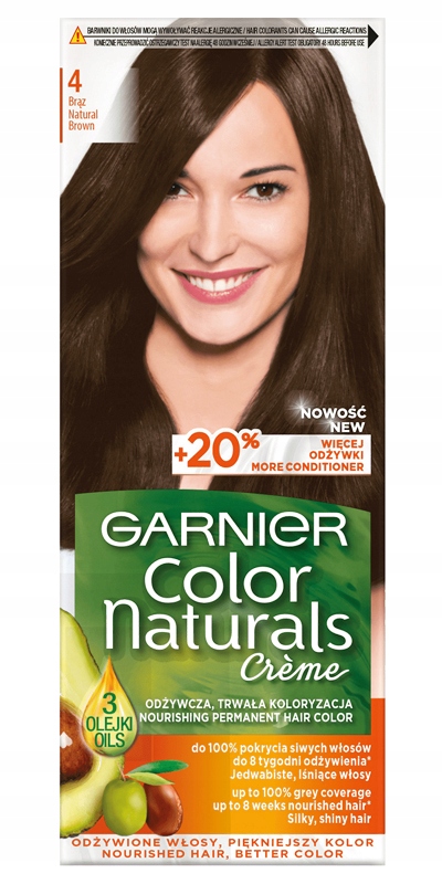 

Garnier farba Color Naturals 4 Brąz