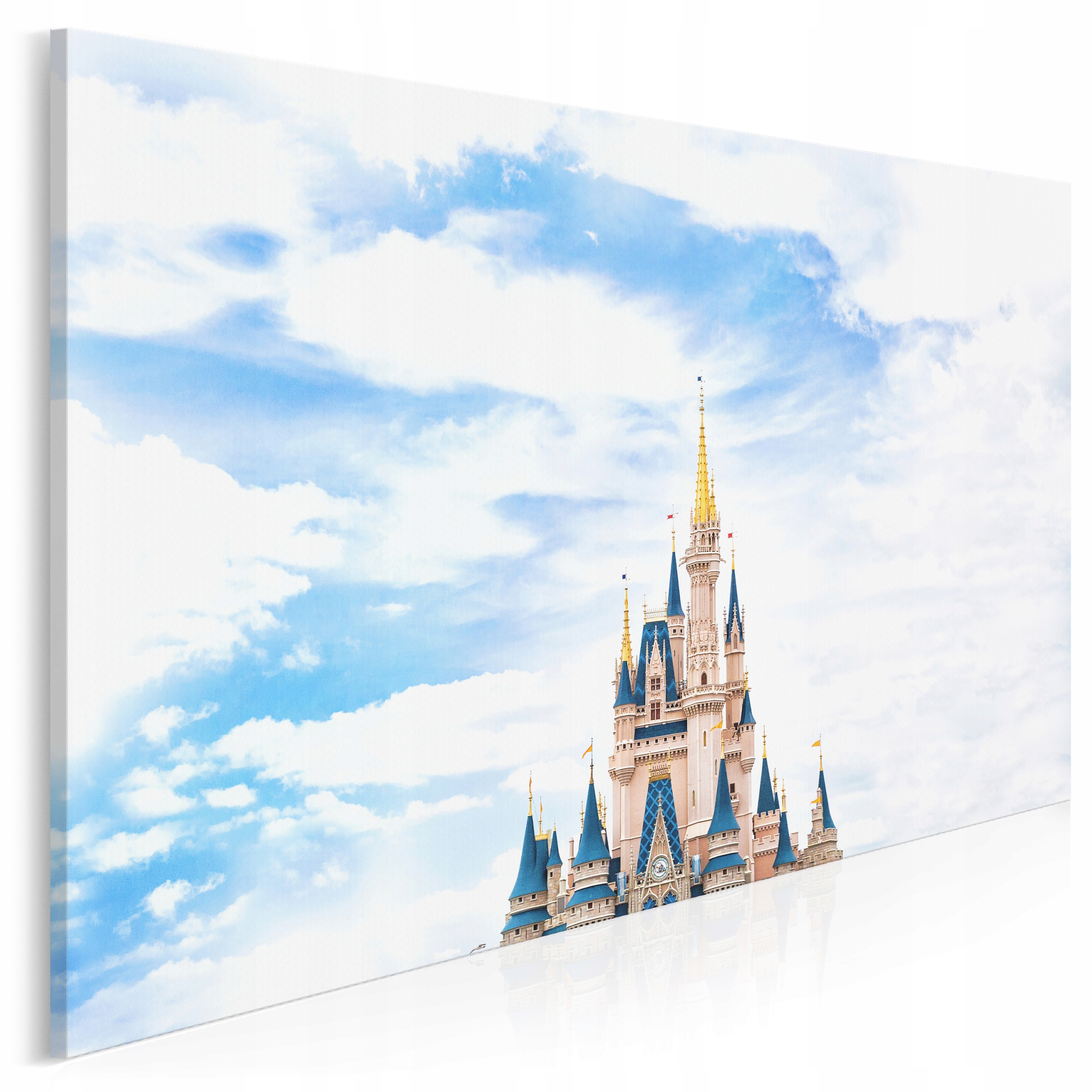 

960701 Zdjęcie na płótnie Disneyland Zamek Niebo