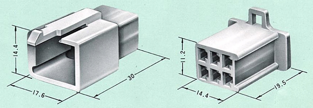 ZLACZE KOSTKA WTYK GNIAZDO MOTOCYKLOWE 6 MTW 5 SZT Producent części Batpol