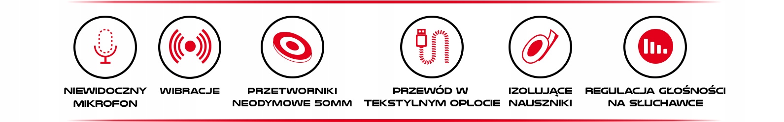 SŁUCHAWKI GAMING GENESIS NEON 360 Z PODŚWIETLENIEM Impedancja 32 Ω