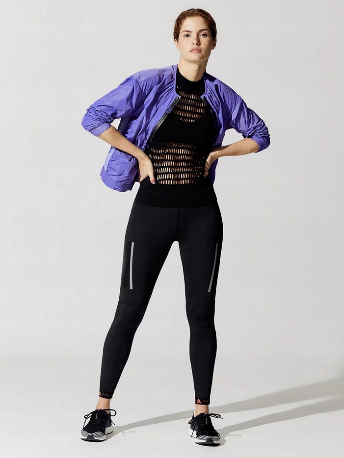 ADIDAS STELLA McCARTNEY CLIMALITE BLACK RUN TIGHT Materiał dominujący poliamid