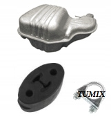 VOLVO V70 2.0 2.3 2.4 2.5 TŁUMIK TŁUMIKI KOMPLET!