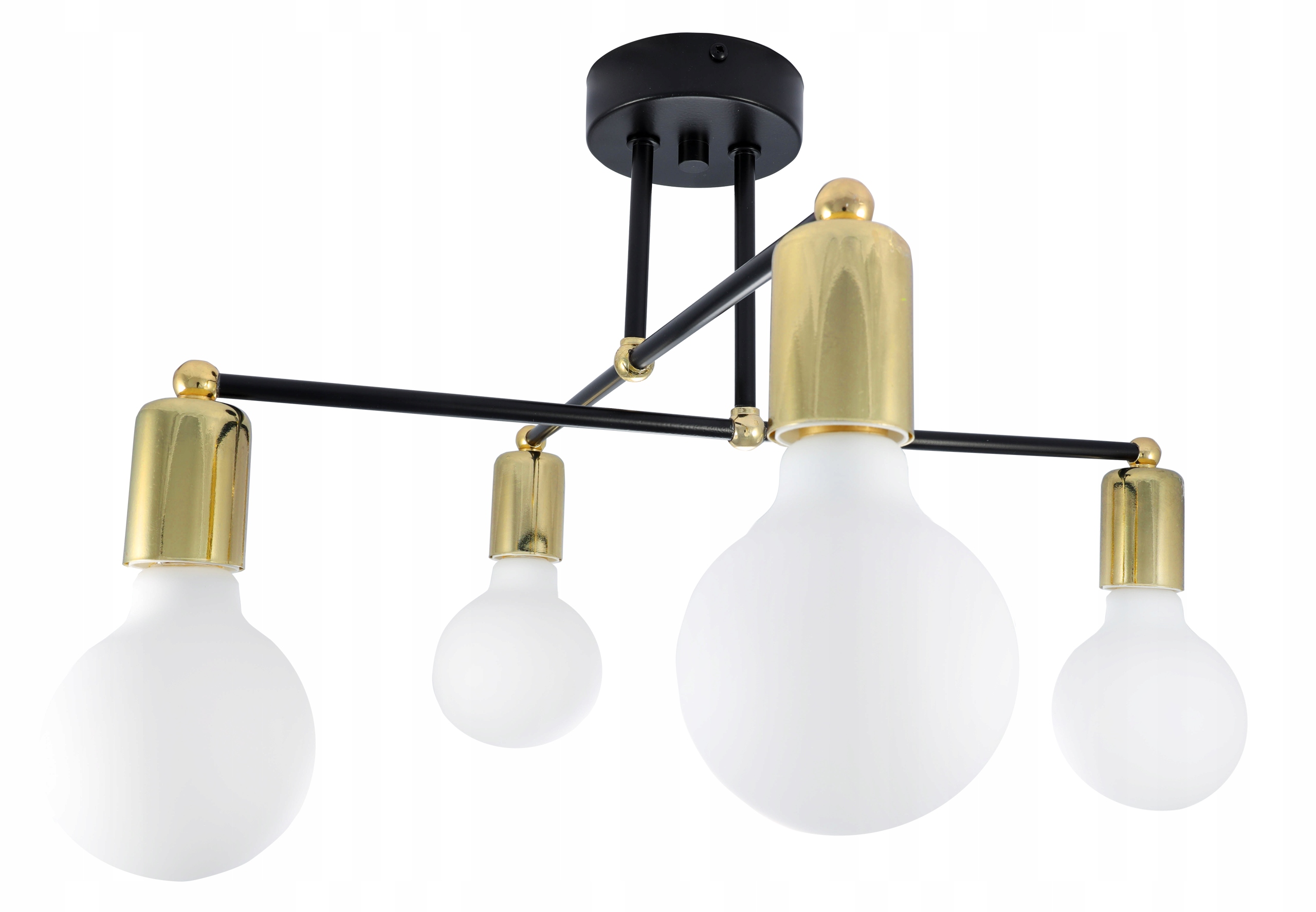 

Nowoczesna Lampa wisząca Loft Edison złoty Led