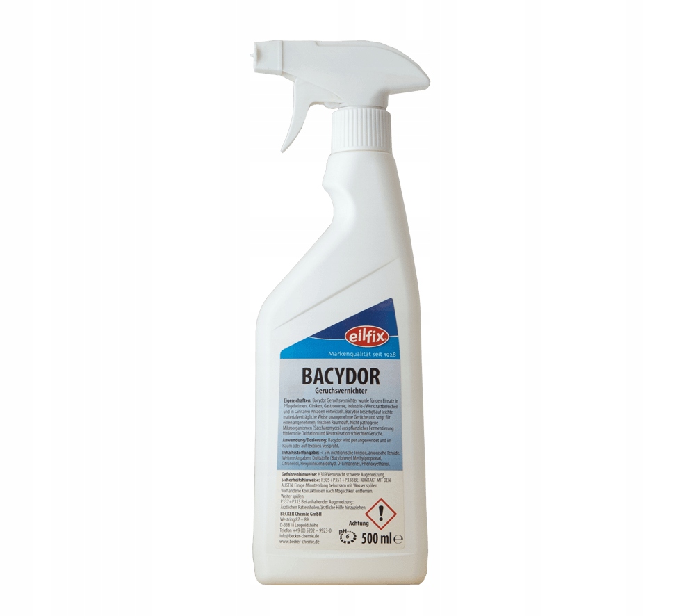 

Neutralizator zapachów - Bacydor 500ml Eilfix