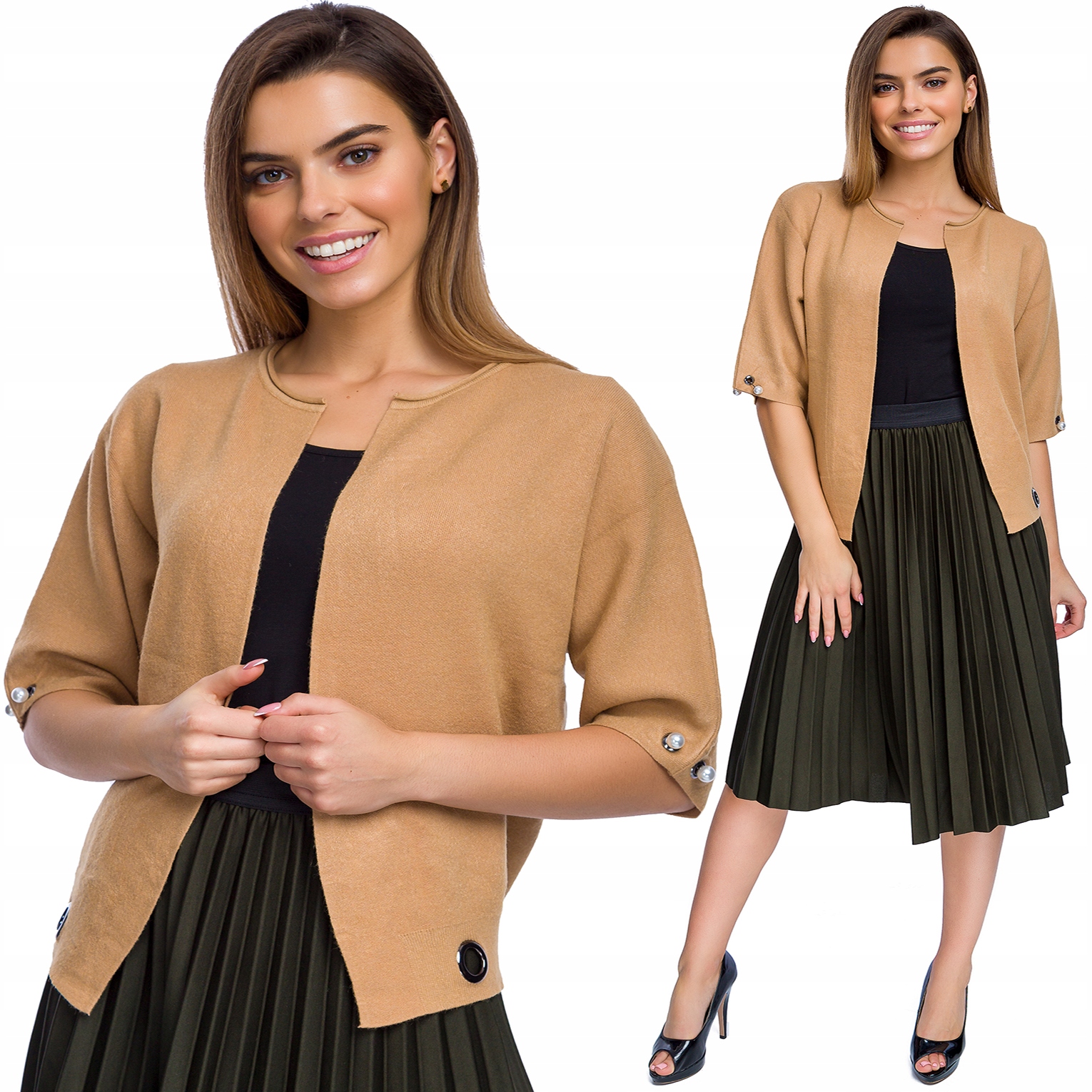 576__roz._L_MILUTKA SWETERKOWA NARZUTKA Rozmiar 40