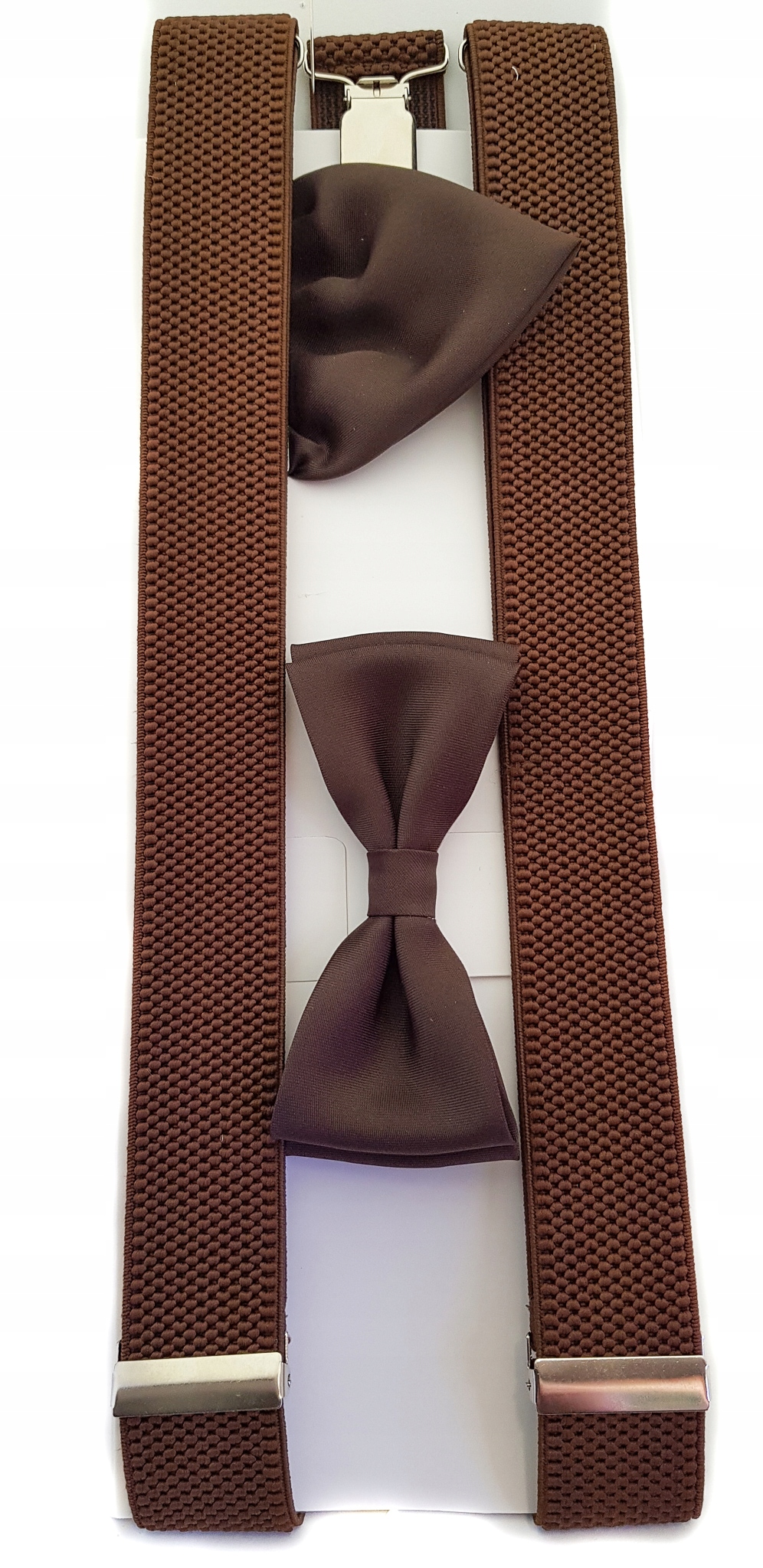 KOMPLET BRĄZOWE SZELKI Z MUCHĄ MUSZKĄ I POSZETKĄ