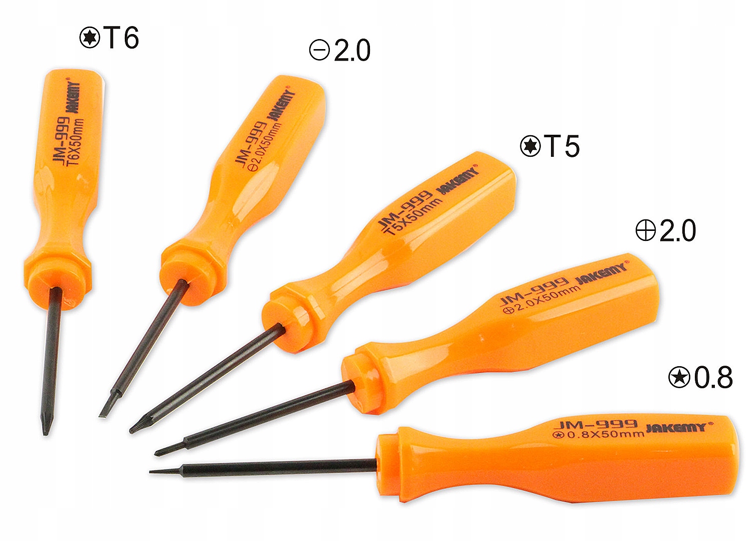 

Zestaw Wkrętaków Philips Pentalobe 0,8mm JM-999 5x