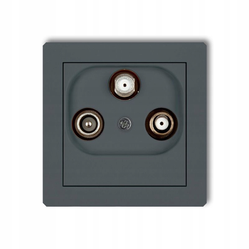 Anténní Zásuvka 2XSAT+TV 28DGSN Deco Karlik Graf.