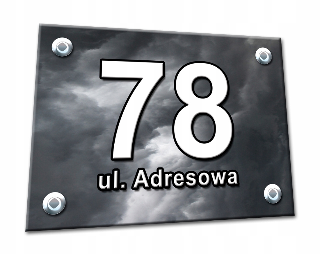 

Tabliczka Z Adresem adres dom numer domu tablica