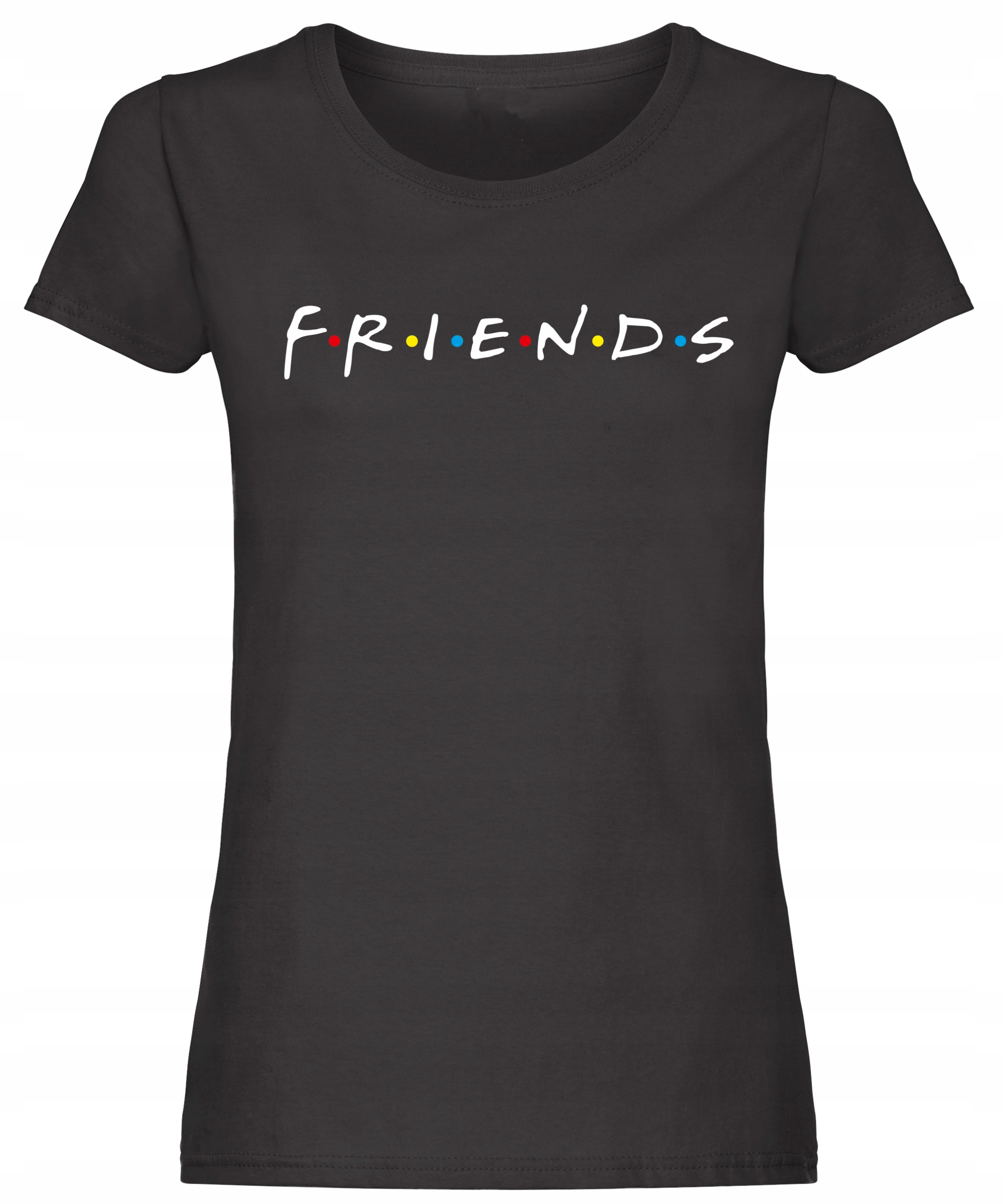 

Biała Koszulka T-shirt Friends Insta Blogerska L
