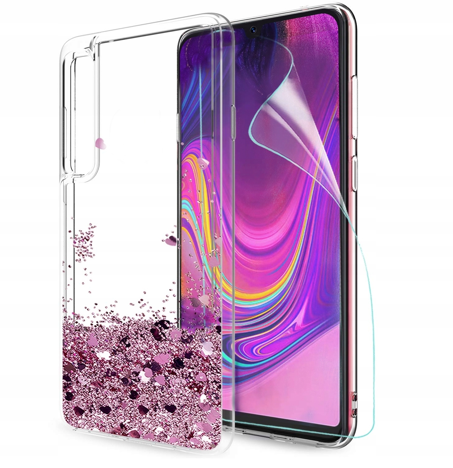 

Etui Brokat Do Samsung A50 Liquid Case +szkło