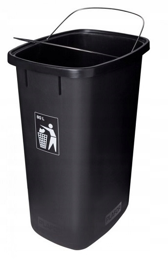 Kosz do segregacji śmieci odpadów PAPIER 90l Marka inna