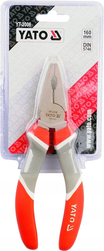 Zestaw szczypiec szczypce kombinerki obcinak 160 mm 4 sztuki YATO DIN EAN (GTIN) 5906083920066
