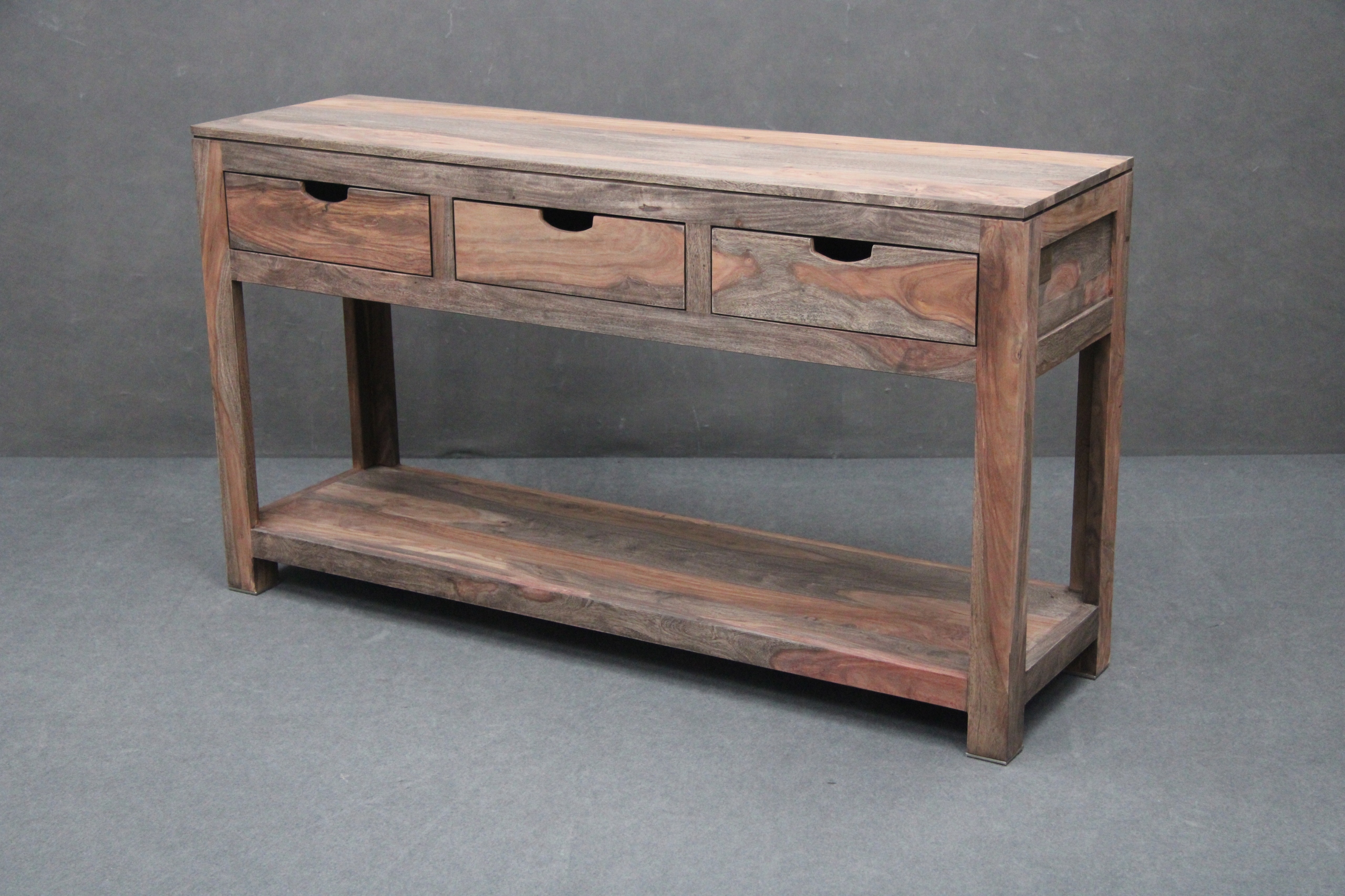 Konsola Drewniana Palisander Stolik Seria GREY EAN (GTIN) 4251213512163