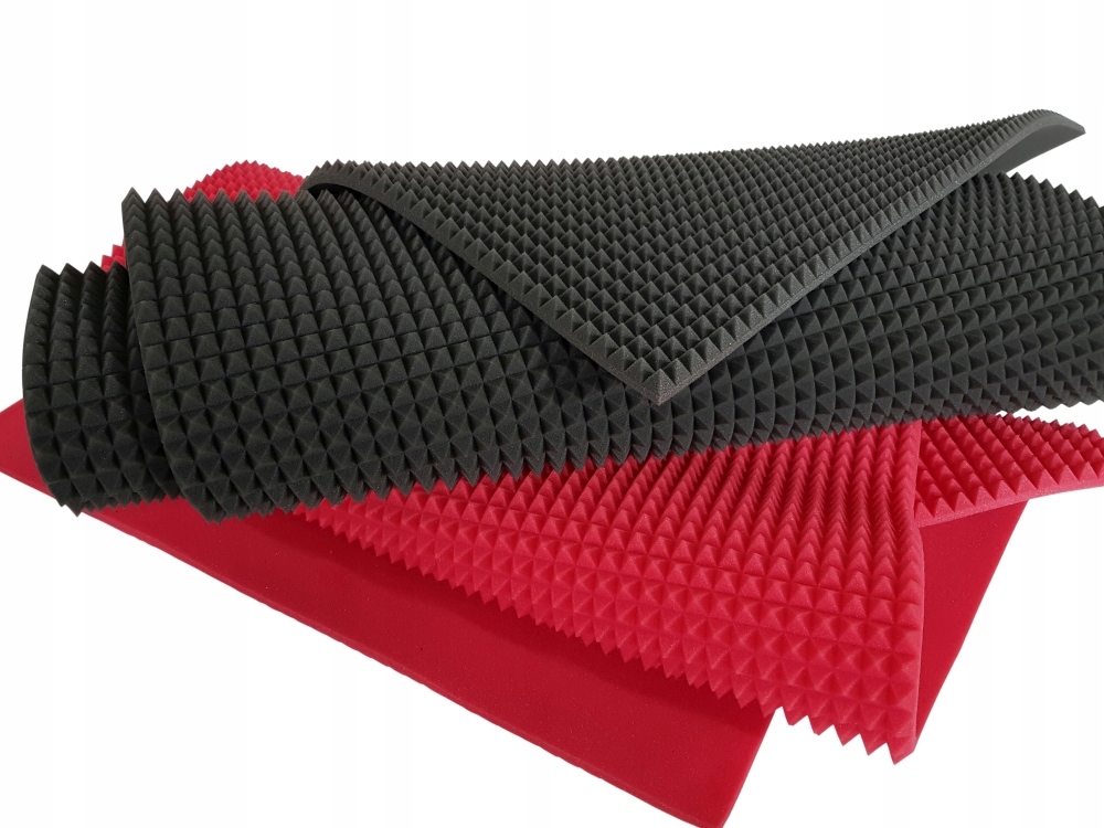 PANELE AKUSTYCZNE MATY PIRAMIDKI 200x100x3CM Marka Expert