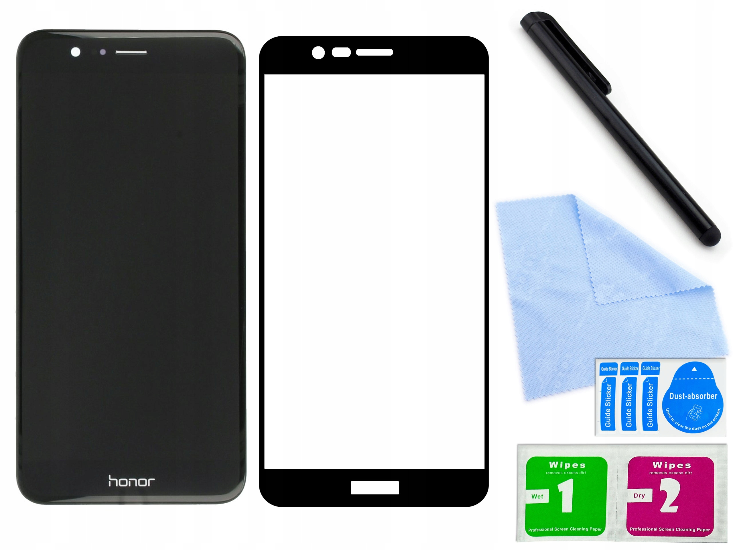 

Zaokršglone szkło do Huawei Honor V9 Czarne