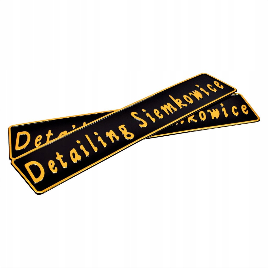 Tablice aluminiowe tloczone DETAILING SIEMKOWICE