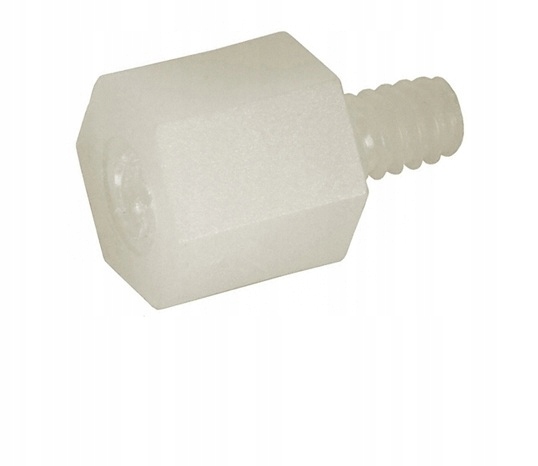 

Tulejka z tworzywa plastiku 10mm M3 z/w 10szt(0007