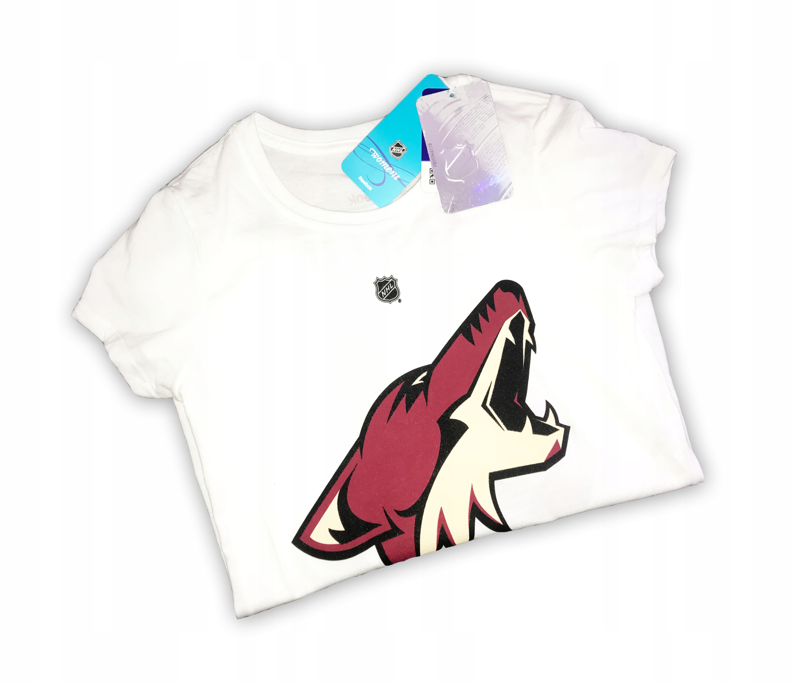 Biała koszulka Reebok Arizona Coyotes Smith XL Rękaw krótki rękaw