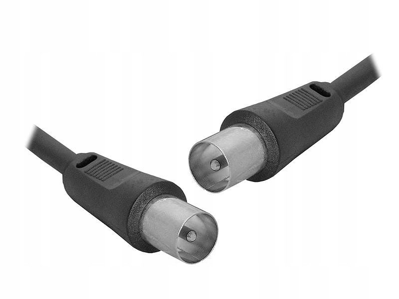 

Kabel anteny Tv wtyk wtyk 5m czarny (2380)