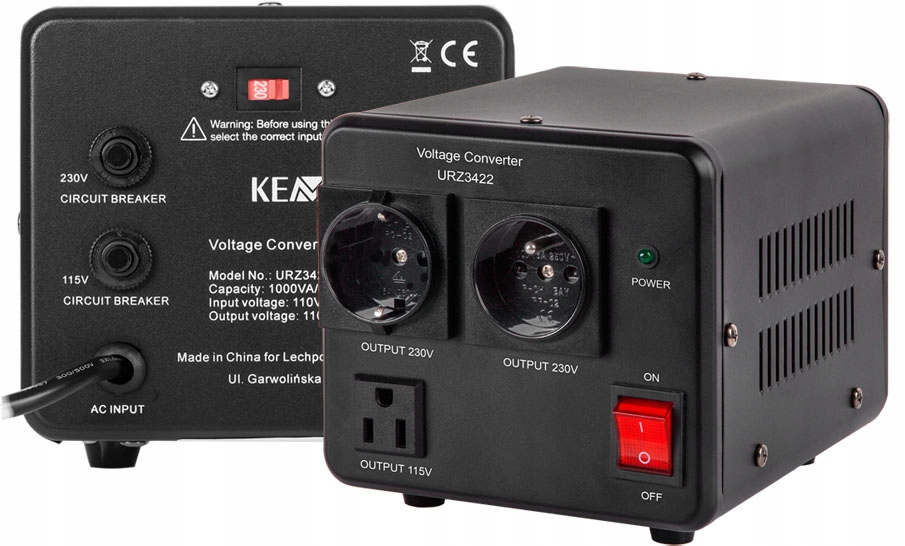 ПРЕОБРАЗОВАТЕЛЬ НАПРЯЖЕНИЯ KEMOT 800 ВТ / 1000 ВА