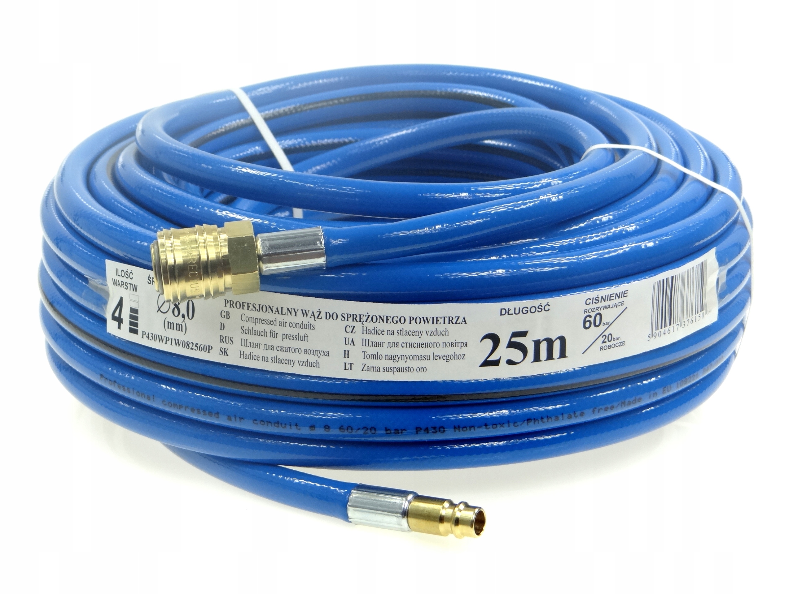 

Wąż Przewód Do Powietrza Kompresor Fi 8 mm 25 m