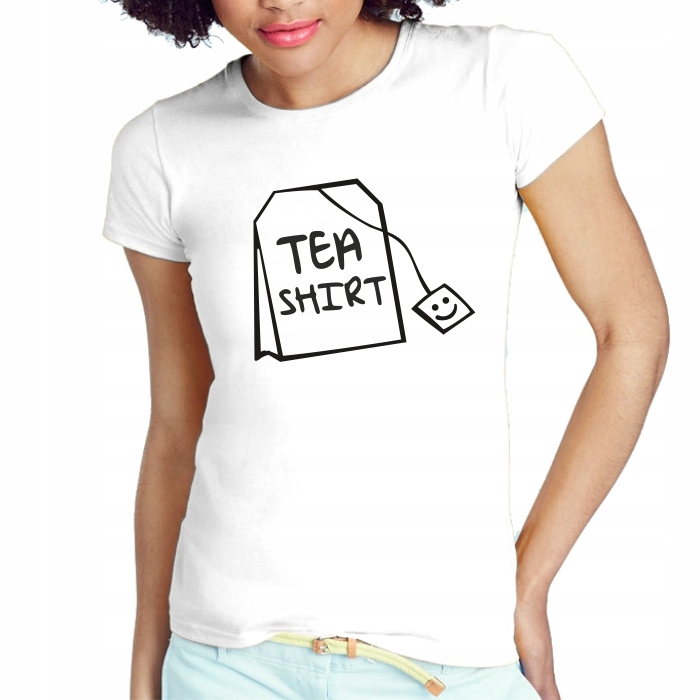 

Damska Koszulka Tea Shirt Modny Prezent Dla Niej S