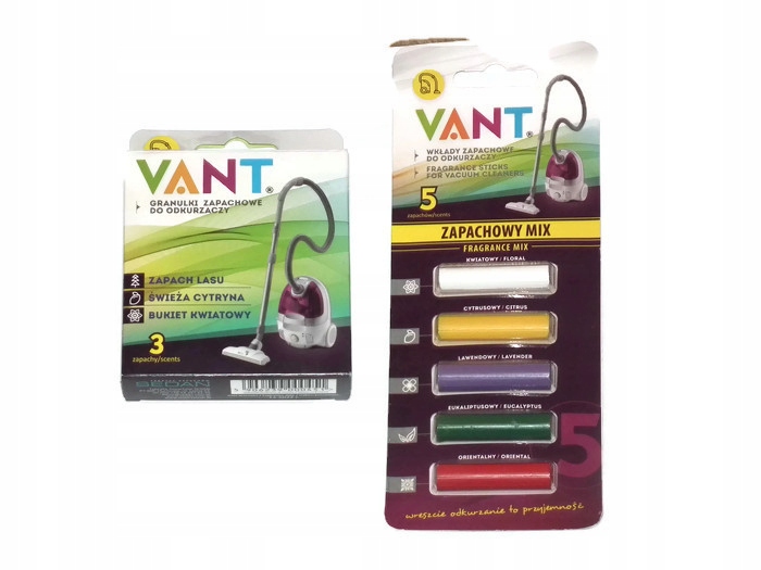 ZESTAW ZAPACHÓW DO ODKURZACZA GRANULKI VANT+ MIX