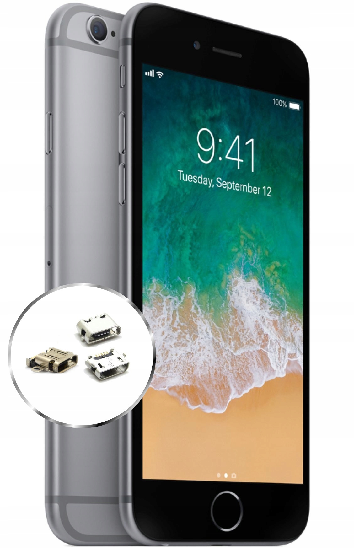 

Gniazdo ładowania IPhone 6 Plus 6S Plus Naprawa