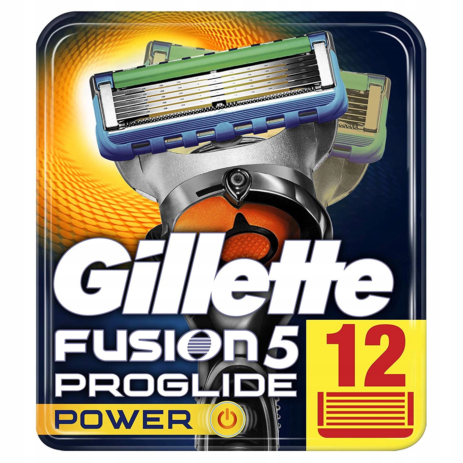 Gillette Fusion Proglide (vhodné pro Power) čepele, náplně 12 Ks Usa