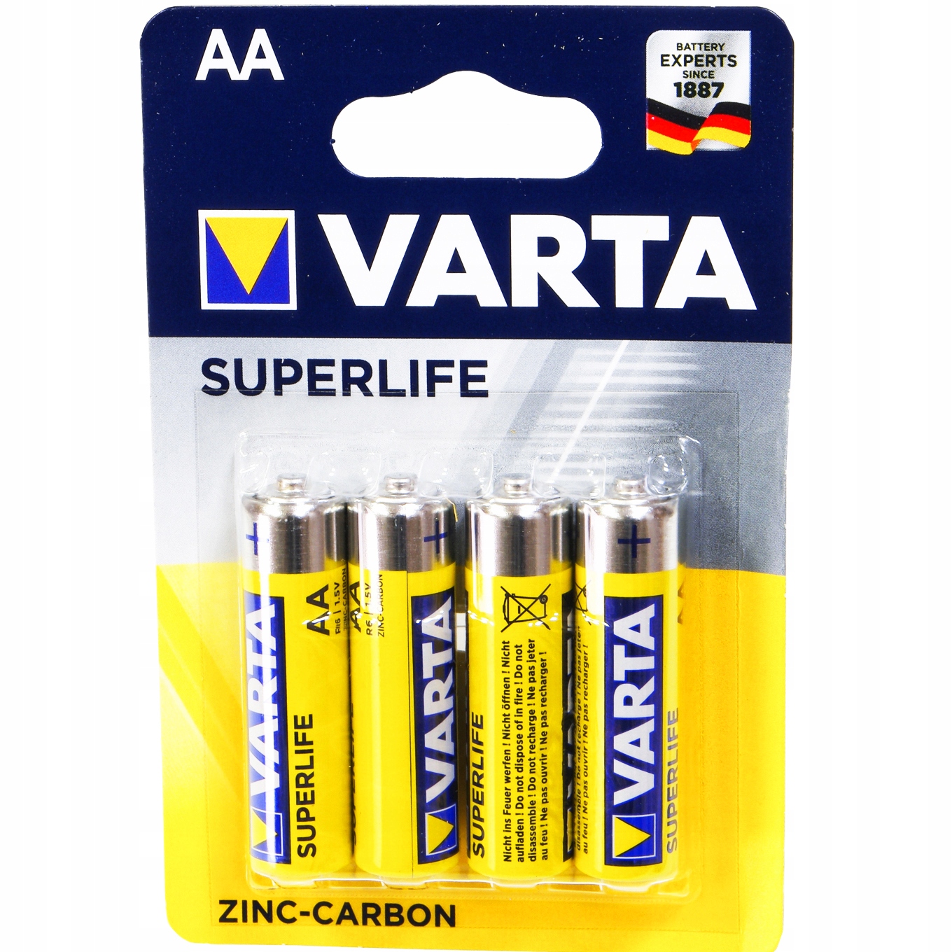 

4x Bateria Varta Superlife LR06 Aa