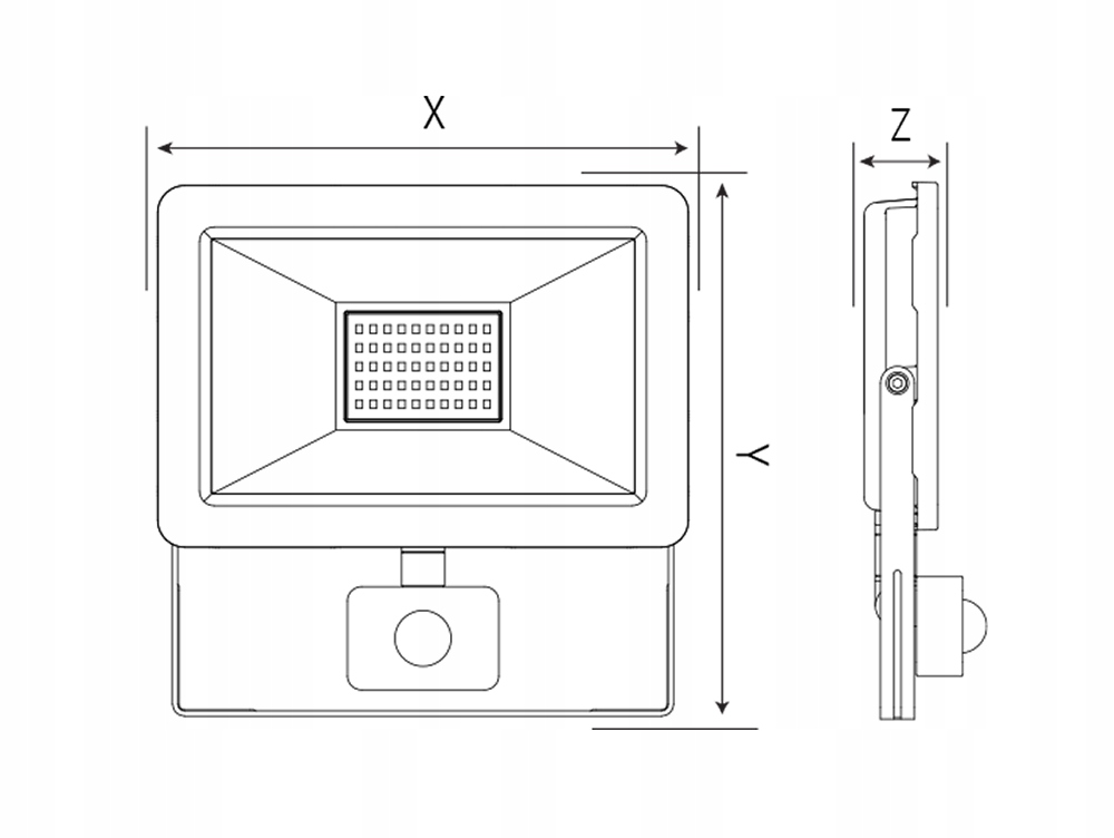 Naświetlacz LED 30W z czujnikiem ruchu CW EAN (GTIN) 5903271840762