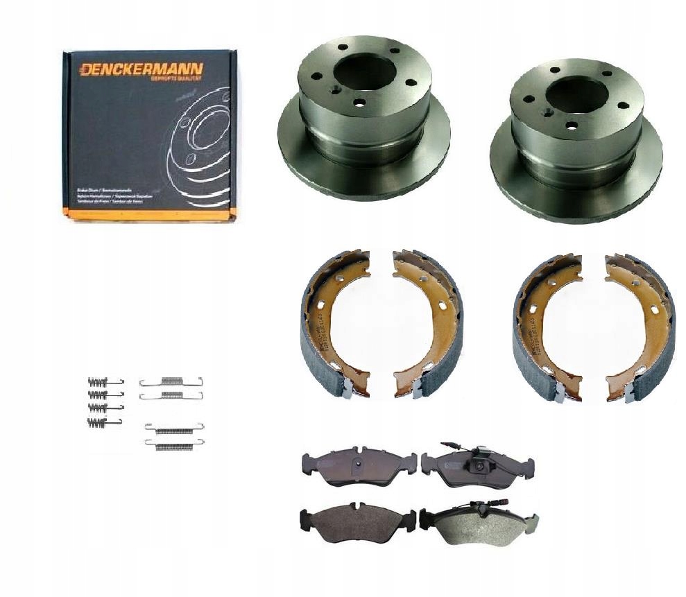 Kotouče Čelisti Sprinter A Zadní Část Sada 258 MM