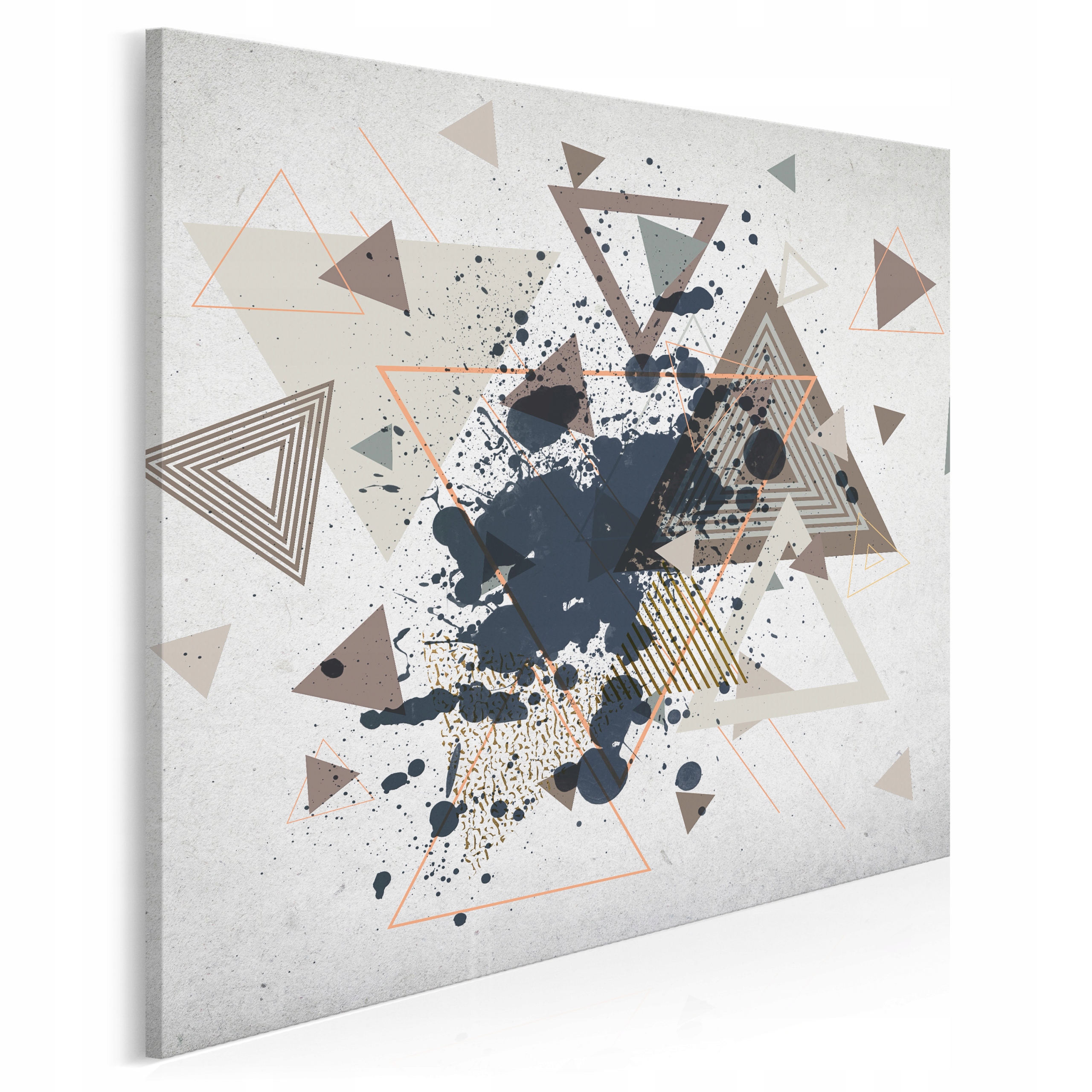 

64802 Obraz na płótnie Trójkąty Abstrakcja