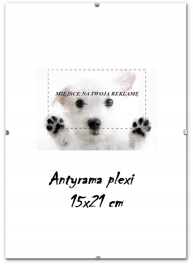 

Antyrama Plexi 15x21 21x15 cm ramka na zdjęcia