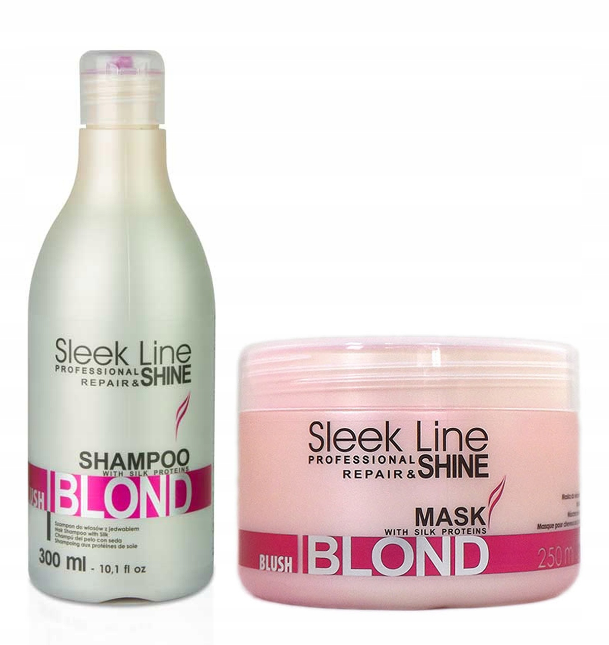 

Stapiz Sleek Line Blush Szampon 300ml+Maska 250ml