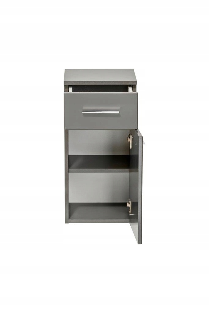 ZESTAW MEBLI ŁAZIENKOWYCH TWIST GREY 60 CM Montaż meble do samodzielnego montażu