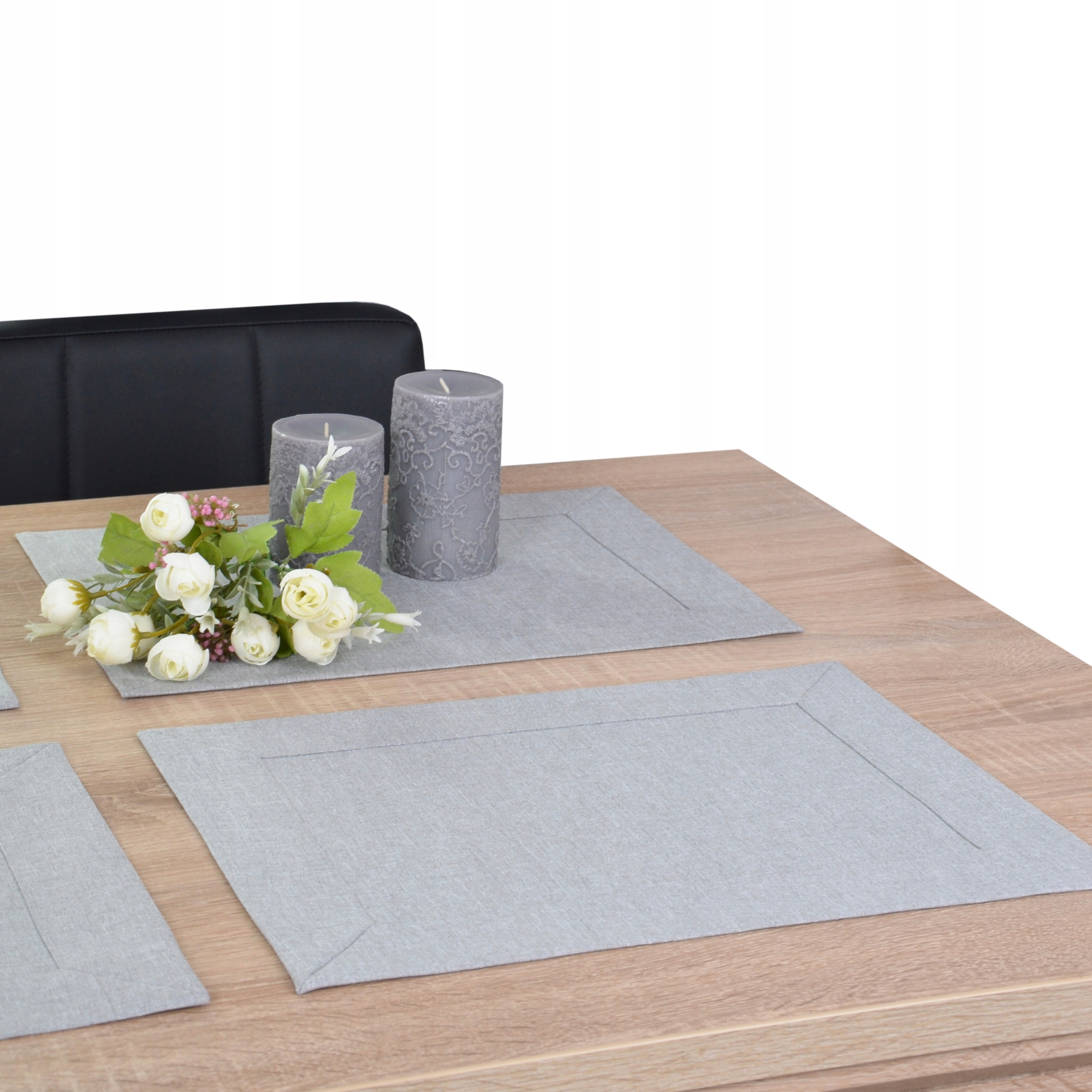 

podkładki Panama 30x40 - 2 szt plamoodporne szare