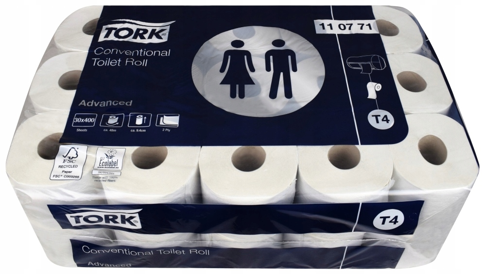 Papier Toilette Ecolabel Tork T4 x36