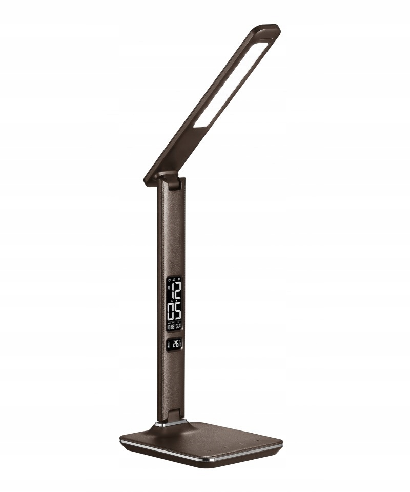 

Lampka biurkowa Led 14W Usb data kalendarz temp.