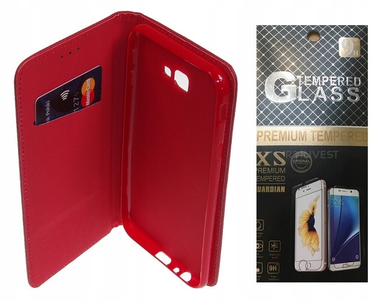 

Etui Klapka Book Magnet Samsung J4+ J4Plus + Szkło