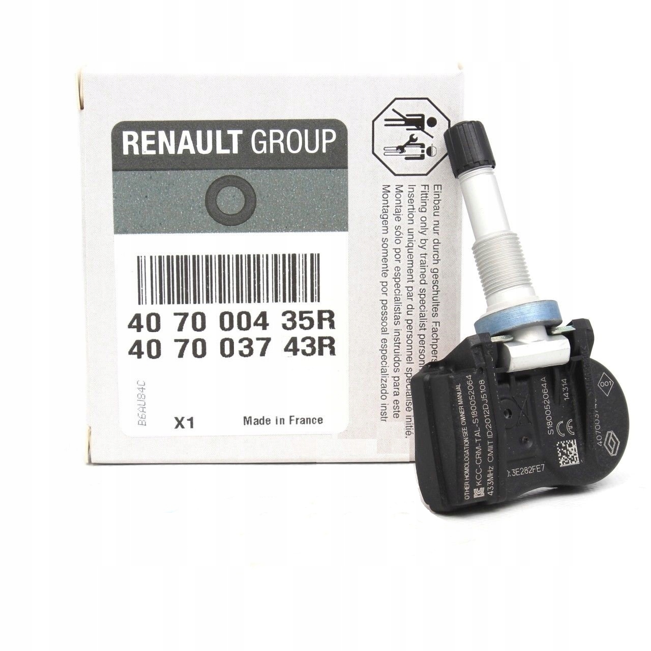 

Czujnik Ciśnienia W Kole Renault 407003743R