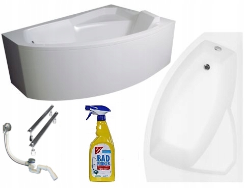 BESCO RIMA WANNA NAROŻNA PRAWA 130x85 OBUDOWA